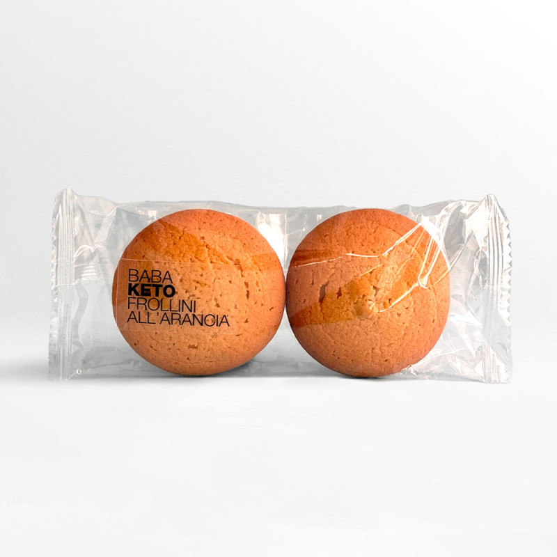 BABA KETO Frollini all'arancia chetogenici - Confezione 50gr